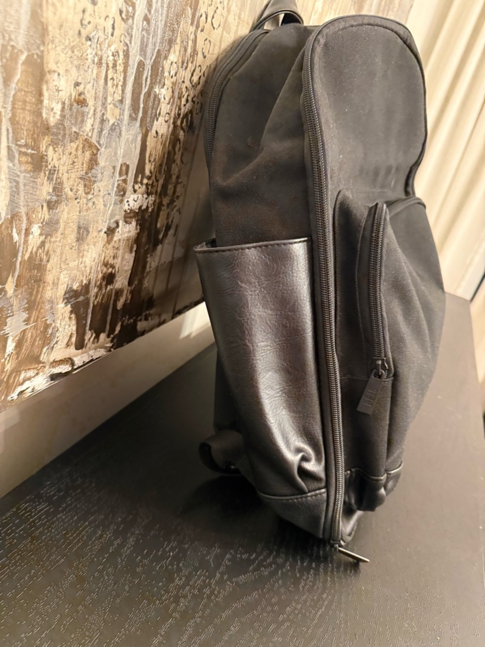 BEIS Black Everyday Backpack - Picture 3 of 16